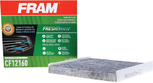 FRAM Fresh Breeze Cabin Air Filter with Arm & Hammer Baking Soda, CF12160 for Hyundai/Kia Vehicles...