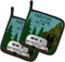 Caroline's Treasures VHA3022PTHD Airstream Camper Adventure Awaits Pair of Pot Holders Kitchen Heat Resistant Pot Holders Sets Oven Hot Pads for C...