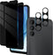 2+2 Pack Samsung Galaxy A15 5G Privacy Screen Protector With Camera Lens Protector For Galaxy A15 5G Screen Protector, Full Coverage, Case Friendl...
