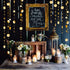 Decor365 Silver Gold Star Garland Decorations Twinkle Little Star Birthday Baby Shower Graduation Party Decor Christmas New Year Eve Banner Moon S...