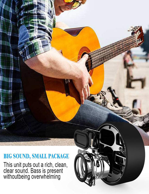 INSMY C12 IPX7 Waterproof Shower Bluetooth Speaker, Portable Small Speaker, Speakers Bluetooth Wireless Loud Clear Sound Support TF Card Suction C...