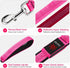 BSEEN LED Dog Leash - USB Rechargeable Light Up Dog Leash - Glowing Pet Leash - LED Dog Lead for Nighttime Dog Walking (Pink?, 47 Inch)...