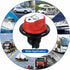 Jtron Car Battery Disconnect Switch MAX.50V DC 50A Cont 75A INT Battery Master Cut Off Isolator Switch Waterproof for Car Motorcycle Marine Boat A...