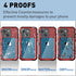 AICase for iPhone 13 Case Waterproof Metal Underwater Phone Case with Built-in Screen Protector, Full Body Protective Military Grade Shockproof He...