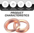 Pack of 12 Oil Drain Plug Washers, M12 Car Sealing Kits, Durable Automobile Accessories, Compatible with Qashqai X-Trail, New Teana, New Sunshine,...