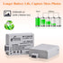 LP-E5 LPE5 LP E5 Battery and Smart LED Display Dual Channel Charger Compatible with Canon EOS Rebel XSi, Rebel T1i, Rebel XS, 1000D, 500D, 450D, K...