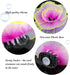 Aquarium Decorations Fish Tank Decor Glowing Coral Ornaments, 1pc Purple Silicone Flower Plants and 10pcs Sea Shells/Stone Glow in The Dark Large ...
