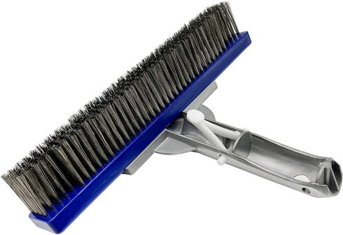 Poolzilla Medium Hard Bristle Brush for Gunite and Concrete Pools, Not for Vinyl Use, Clean Walls and Tiles...