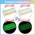 Sotiff 30 Pieces Glow in the Dark Silicone Wristbands Kids Silicone Charm Bracelets Adjustable for Boys and Girls Swimming Identify Shoe Charms Mo...