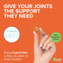 Qunol Turmeric and Ginger Gummies - Joint Support Supplement with Ultra High Absorption, 90 Count Vegan and Gluten Free Gummies...