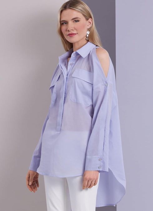 Vogue Misses' Loose-Fitting Pullover Tops Sewing Pattern Packet, Design Code V1954, Sizes 18-20-22-24-26...