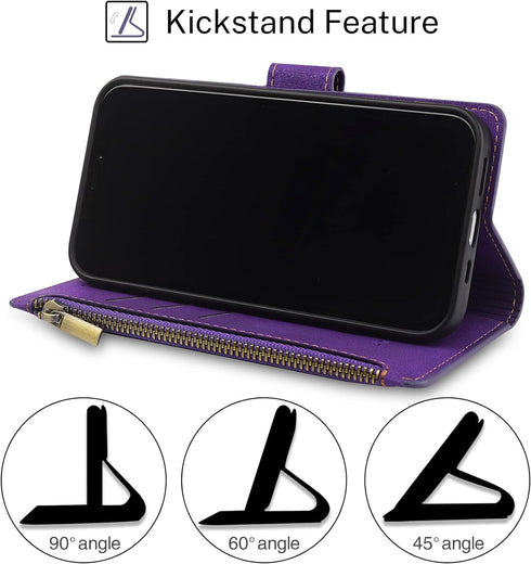 Antsturdy Samsung Galaxy S24 Wallet case with Card Holder for Women Men,Galaxy S24 Phone case RFID Blocking PU Leather Flip Shockproof Cover with ...