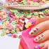 100g Fruit Fake Sprinkles Polymer Sprinkles Resin Sprinkles Clay Sprinkles for Resin Nail Art Slices Fake Candy Sprinkles for Nail Art DIY Crafts ...
