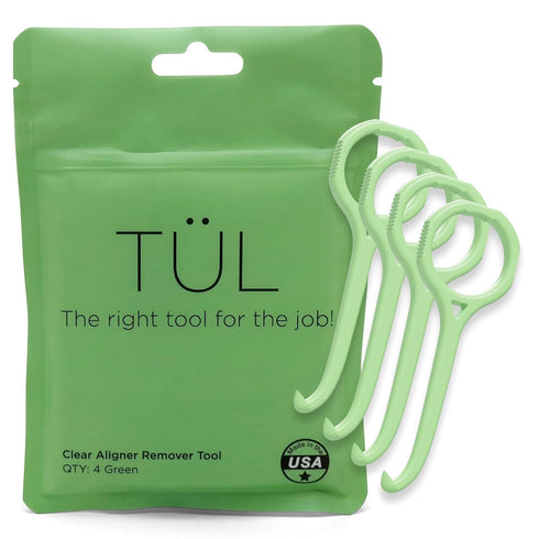 TÜL | Only Invisalign Remover Tool Made in The USA | Lifetime Replacements | Ortho Recommended Aligner Remover Tool & Retainer Remover Tool | Gree...