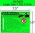 50 Pcs Parking Violation Stickers Notice Parking Violation StickersTow Stickers for Car Vehicle Private Warning Tag Adhesive Car Window Fluorescen...