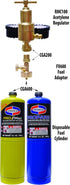 Uniweld FV600 Oxy/Fuel Adapter to Connect an MC Regulator (CGA200) to a Disposable Fuel Cylinder (CGA600)...
