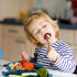 Silicone Suction Plate for Toddlers - Self Feeding Training Divided Plate Dish and Bowl for Baby and Toddler, Fits for Most Highchairs Trays (Dark...