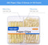 Paper Clips Assorted Sizes, Large Paper Clips, Small Paper Clips, Paper Clip, 300 Gold Paper Clips, (3 Boxes of 100 Each)...