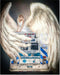 KKMMZZ 5D Diamond Painting Angel and Ambulance Rhinestone Embroidery Woman Picture Home Decoration Handcraft Art Kits Wall Stricker-11.8x15.8inch....