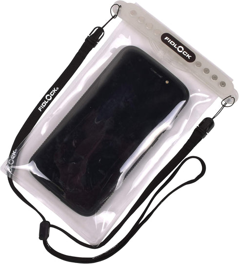 FIDLOCK Hermetic Dry Bag Medi - Flexible Magnetic Self-Sealing Bag for Cellphone | 100% Waterproof and Sand Proof - Practical Size with a Large Op...