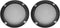uxcell Speaker Grill Cover 2 Inch Mesh Decorative Circle Subwoofer Guard Protector Black 2pcs...