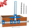 Cabinet Hardware Jig, Punch Locator Drill Guide,Wood Drilling Dowelling Guide for Installation of Handles Knobs on Doors and Drawer, Cabinet Templ...