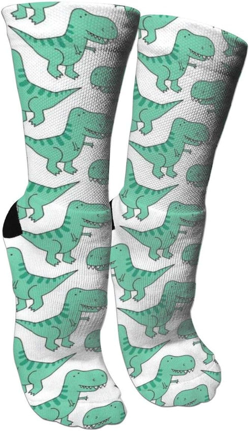 ULQUIEOR Women's Cute Dinosaur Crew Funny Novelty Cotton Crew Socks...