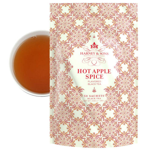 Harney & Sons Hot Tea Sachets, Apple Spice 50 Count...