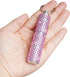 Bling Pill Case Pill Box Pill Organizers with Keychain Rhinestone Portable Pill Holder Waterproof Glitter Pill Storage Container for Indoor Outdoo...