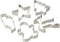 Tovolo Christmas Cookie Cutters, Steel Set of 5, Holiday Baking Supplies One...
