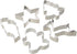 Tovolo Christmas Cookie Cutters, Steel Set of 5, Holiday Baking Supplies One...