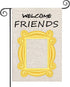 ZJXHPO Welcome Friend Garden Flag Inspire Gift Novelty Garden Flag Outdoor Gift (Welcome Friends)...