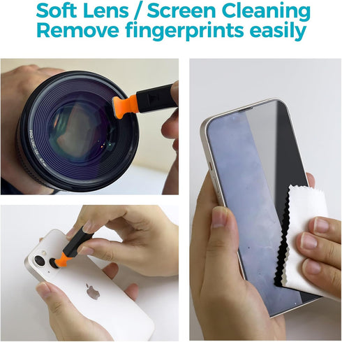 Charging Port Cleaning Tool for iPhone, JiaTeums Cleaning Kit for iPhone Cell Phone Airpod, Repair Kit for Phone Laptop PC USB C Charging Port and...