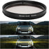 Gold Streak Anamorphic Effect Filter UHD Optical Glass Waterproof Scratch Resistant for Camera Lens Gold Streak Effect Filter,(52mm/2.0in)...
