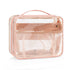 CUBETASTIC Hanging Travel Toiletry Bag for Women, Clear Makeup Bags Portable Transparent Cosmetic Case Small Skincare Pouch Waterproof Travel Bag ...