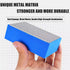 Grit Polishing Pads, Power Polishing Kit Diamond Hand Polishing Pad, 60 100 200 400 Grit Reusable Foam Sanding Block, for Sanding Concrete Glass S...
