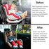 MOVINPE Car Sun Shade for Baby Kids 2 Pack Static Cling Side Window Car 80GSM Rear Sunshades Universal with 8 Suction Cups and Storage Bag - Sun G...