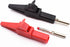 10Pcs 1000V 32A Heavy Duty Full Insulated Automotive Car Battery Alligator Clips Electrical Test Clips with 4mm Banana Jack Socket for Multimeter ...