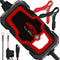 1A Car Battery Charger, 6V and 12V Fully Automatic Trickle Charger, Smart Battery Maintainer for Cars, Motorcycle, Boat, Truck, Lawn Mower, Marine...
