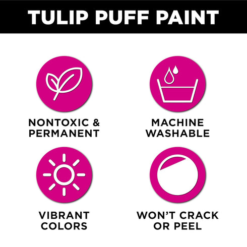 TULIP Puff Paint Slick Lectric Lime 4 Fl Oz (Pack of 1)...