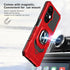 Ailiber for OnePlus Nord N30 Phone Case, OnePlus N30 Case with Tempered Glass Screen Protector, Ring Kickstand for Magnetic Car Mount, Military Gr...