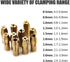 Collet Set For Dremel Rotary Tool Bits, 10 PCS Fine Copper Drill Chuck Collet Set Electric Grinder Quick Change Mini Drill Chuck Replacement Sets ...