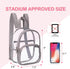 USPECLARE Clear Mini Backpack Stadium Approved for Little Boys & Girls, Transparent Backpack for Concert, Festival, Sport Events...