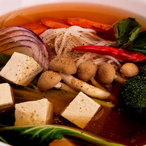 Essence of Lotus Instant Vegan Pho Soup Mix — Ready-to-Eat Flavorful, Restaurant-Quality Pho broth, Made in the US (Vegan Pho Broth Mix, 1-Pack)...