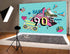 Art Studio 90's Theme Music Party Photography Backdrops Hip-Hop Colorful Graffiti Style Photo Booth Studio Props Let's Glow Party Decor Supplies R...
