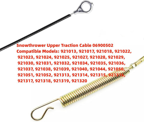 06900502 Upper Traction Cable Fits Ariens 921013 921017 921018 921022 920021 Snow Blower Deflector Cable...
