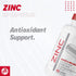 Zinc Supplement by Metabolic Nutrition, 75mg, 90 Zinc Capsules, Supports Immune System Function w/Zinc Oxide...