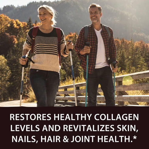 Collagen Peptides Complex, Type I, II, III, 2025 MG, Hydrolyzed Multi Collagen, VC, Biotin, HA, Turmeric & Black Pepper, for Skin, Hair, Nails, Jo...