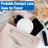 2 Pack Contact Lens Case, Leak-Proof Contact Case Travel with Cleaner Washer Holder Tweezers, Remover Tool Solution Bottle for Outdoor Daily Use(S...