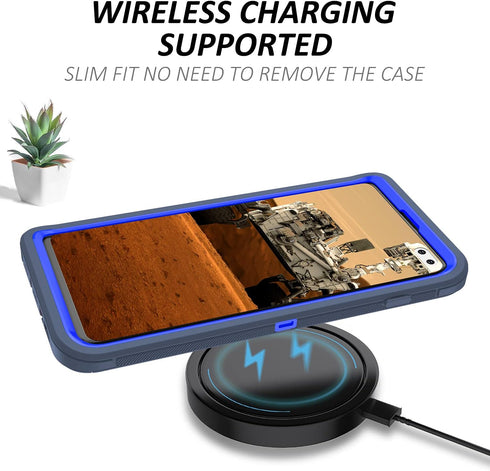 Galaxy S21 FE Case for Samsung Galaxy S21 FE Case Military Drop Shockproof Armor Heavy Duty Rugged 3 in 1 Protection Cover for Galaxy S21 FE Phone...